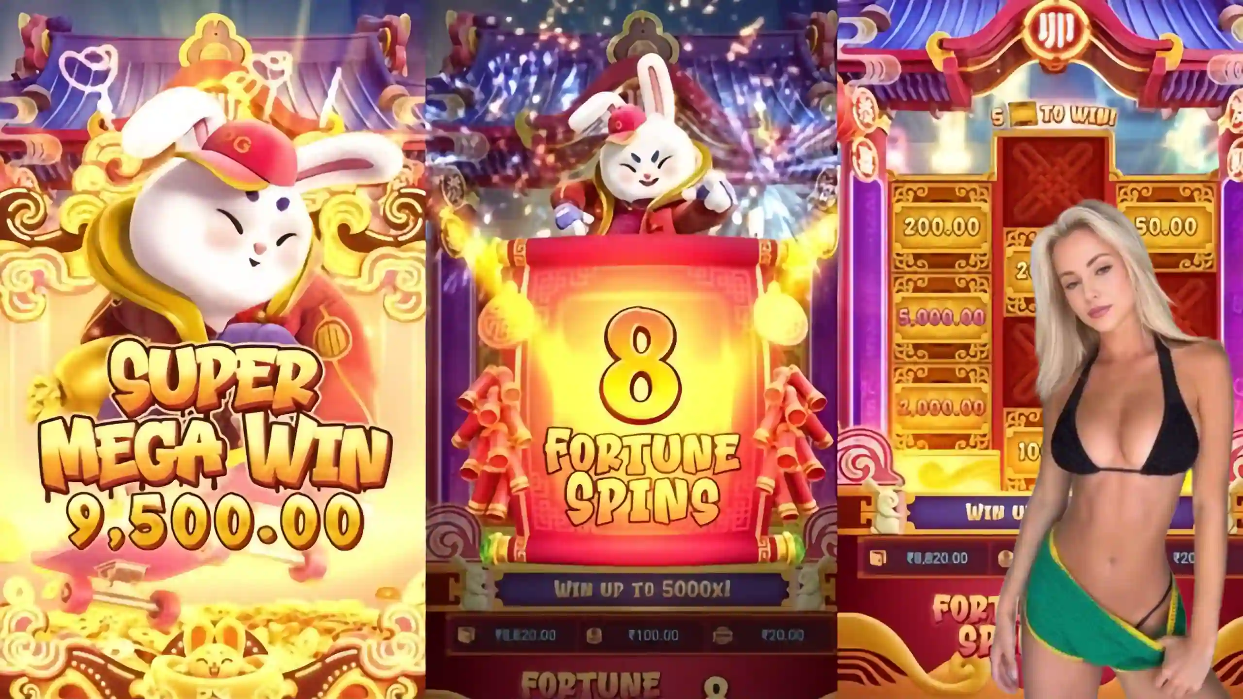 Wild Expansivo Fortune Rabbit 5xpg - Coelho Dourado que Expande